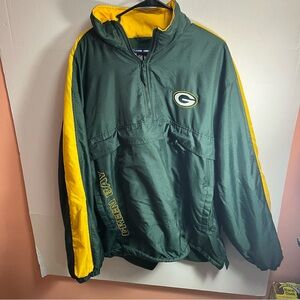 Vintage Green Bay Packers Jacket Men’s Xl Green